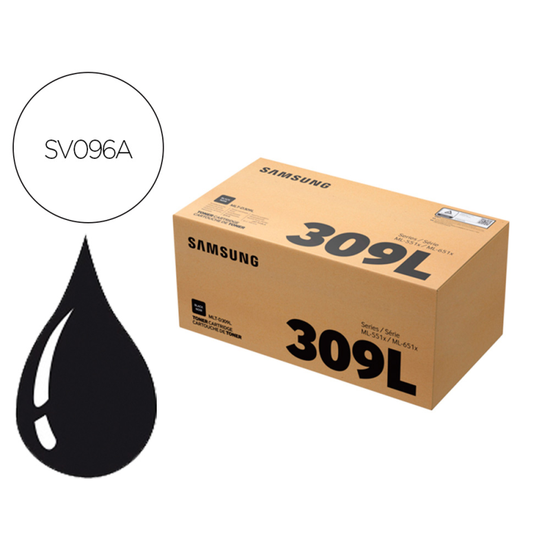 Toner hp samsung laser ml5510nd / 5515nd / 6510nd negro alta mltd309l/els