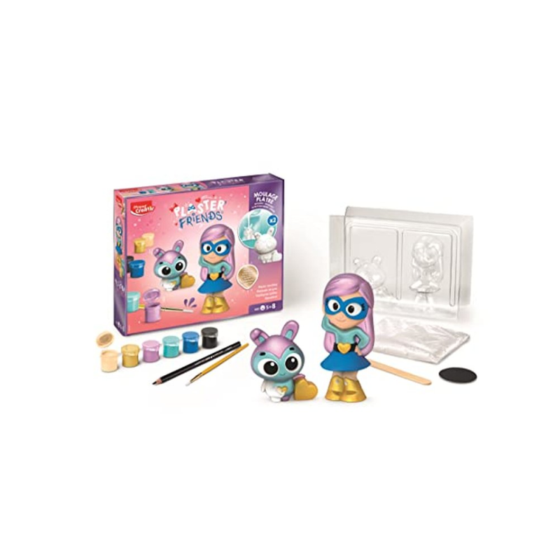 Juego maped creativo plaster friends moldeado de yeso