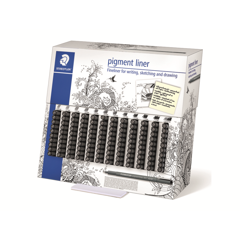 Rotulador staedtler calibrado micrometrico expositor de 120 unidades surtidas