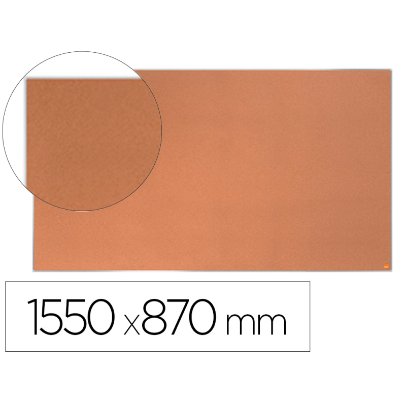 Tablero de anuncios nobo impression pro corcho formato panoramico 70/' 1550x870 mm