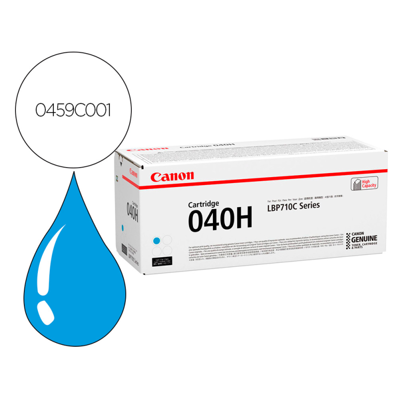 Toner canon 040hc alta capacidad lbp710 lbp712 cian