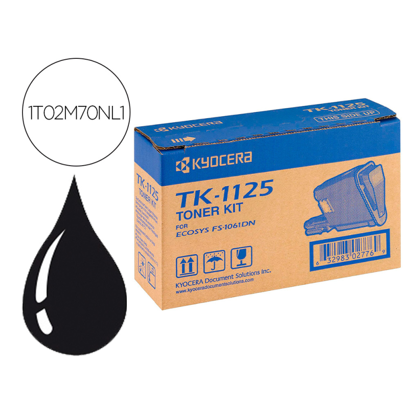 Toner tk1125 kyocera -mita fs-1061dn / 1325mfp negro