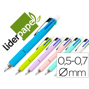 Boligrafo liderpapel 5 en 1...