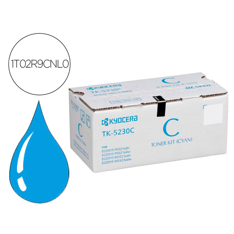Toner kyocera mita tk-5230c cian m5521cdw 2200 pag