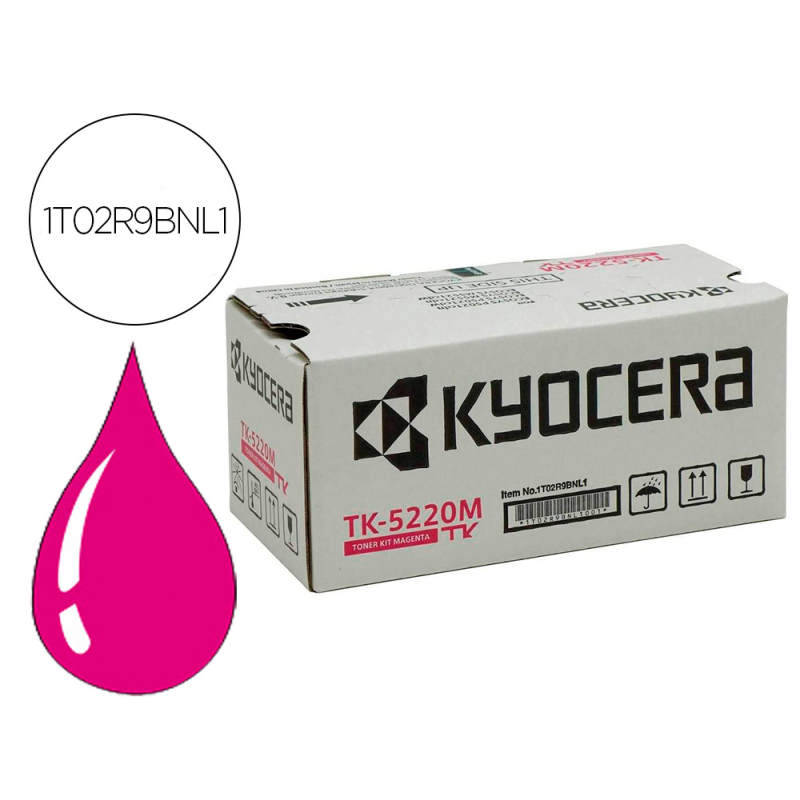 Toner kyocera mita tk-5220m magenta ecosys m5521cdw, ecosys m5521cdn 1200 pag