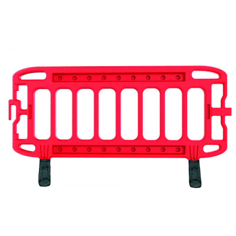 Barrera faru navigator polietileno rojo longitud 2 mt