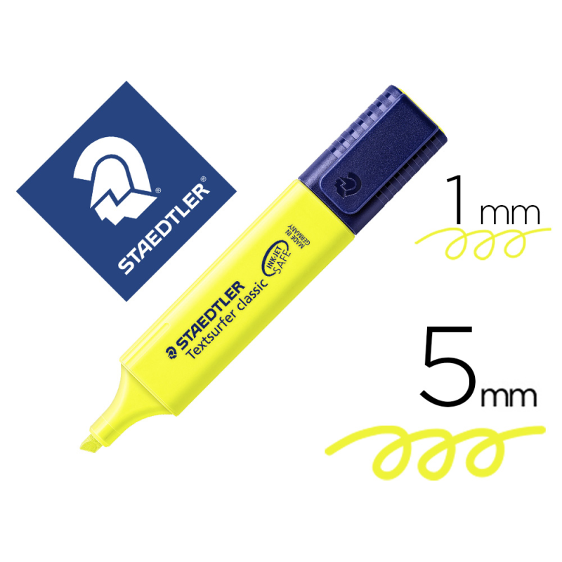 Rotulador staedtler textsurfer classic 364 fluorescente amarillo