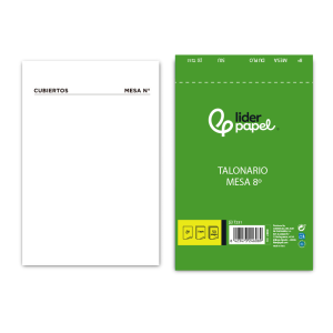 Talonario liderpapel...