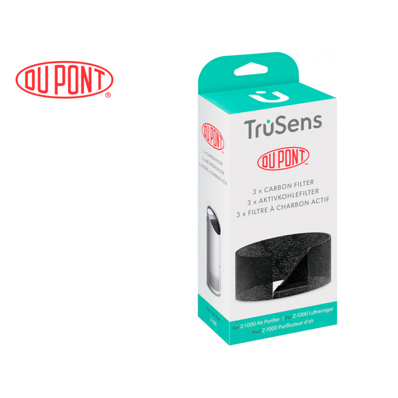 Filtro de carbono leitz dupont para purificador de aire trusens z-1000 pack de 3 unidades