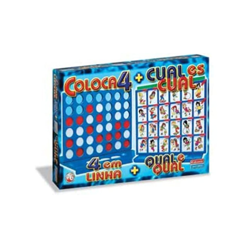 Juegos de mesa falomir -cuatro en linea + cual es cual