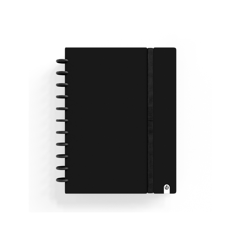 Cuaderno carchivo ingeniox foam a5 80h cuadricula negro