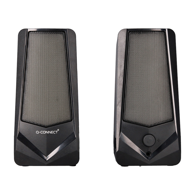 Altavoces q-connect bluetooth con iluminación rgb pot encia maxima 2x3w control de volumen color negro