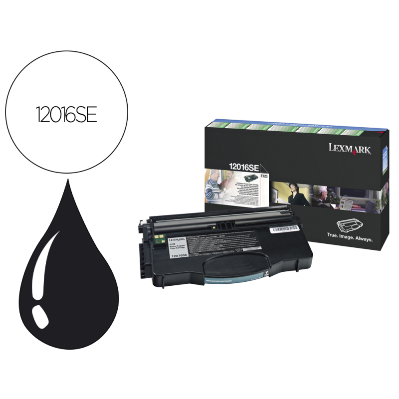 Toner lexmark laser 12016se e120/n negro 2000 paginas