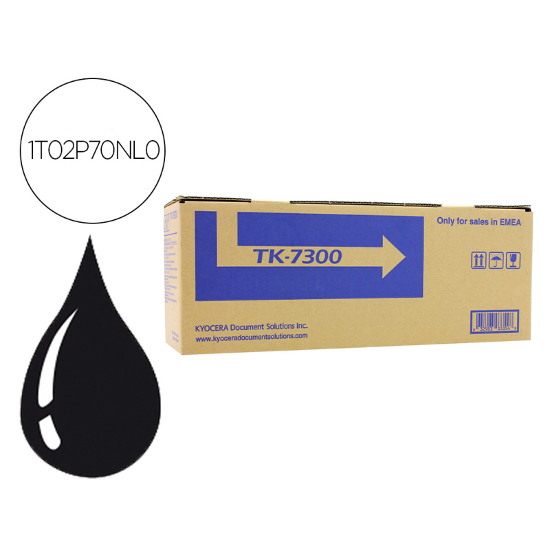 Toner kyocera ecosys p4040 negro tk-7300