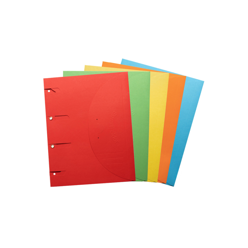 Carpeta para archivador djois smartfolder fsc blue angel din a4 tres solapas y cierre de velcro carton 225 gr
