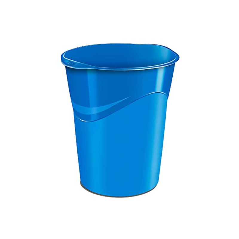 Papelera plastico cep azul 14 litros