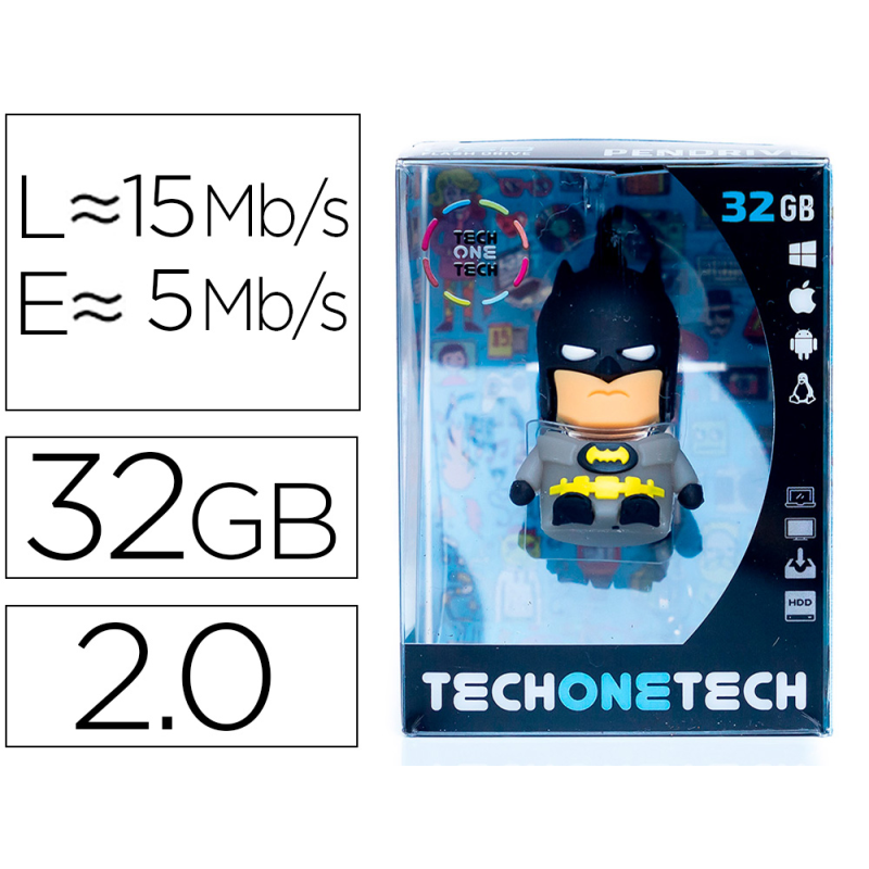 Memoria usb tech on tech super bat 32 gb