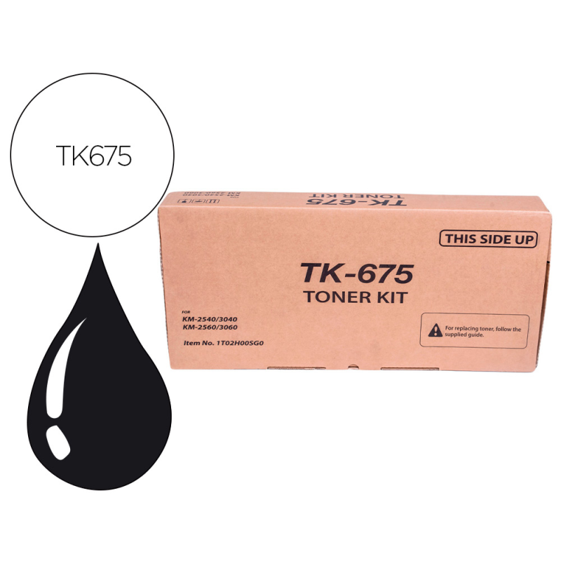 Toner kyocera -mita km-2560 negro tk-675