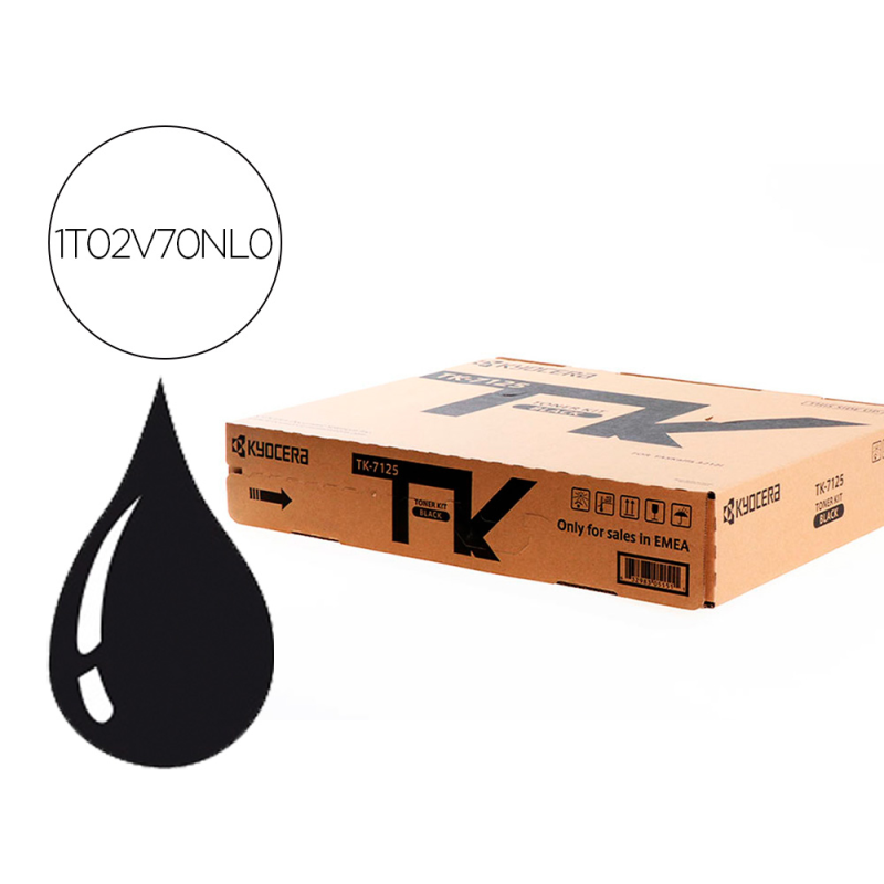 Toner kyocera negro tk-7125 (1t02v70nl0)