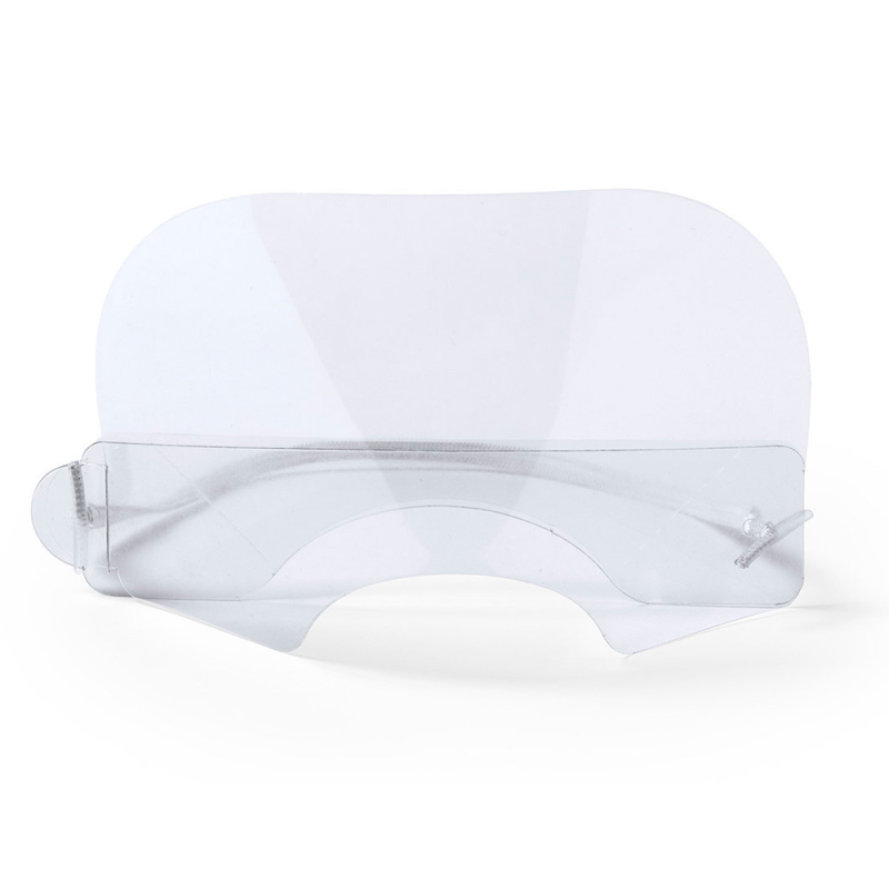 Pantalla protectora buconasal leiban con protector para barbilla material pet 17x8,5 cm