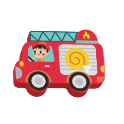 Puzle infantil imaginovo madera 3d vehiculos +12 meses 8 piezas 29,5x22x1,7cm
