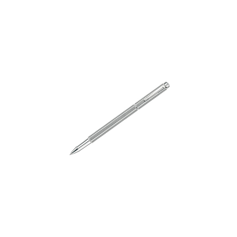 Roller caran d'ache ecridor cubrik placado paladio grabado guiloche zigzag con estuche punta media