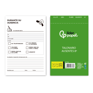 Talonario liderpapel...