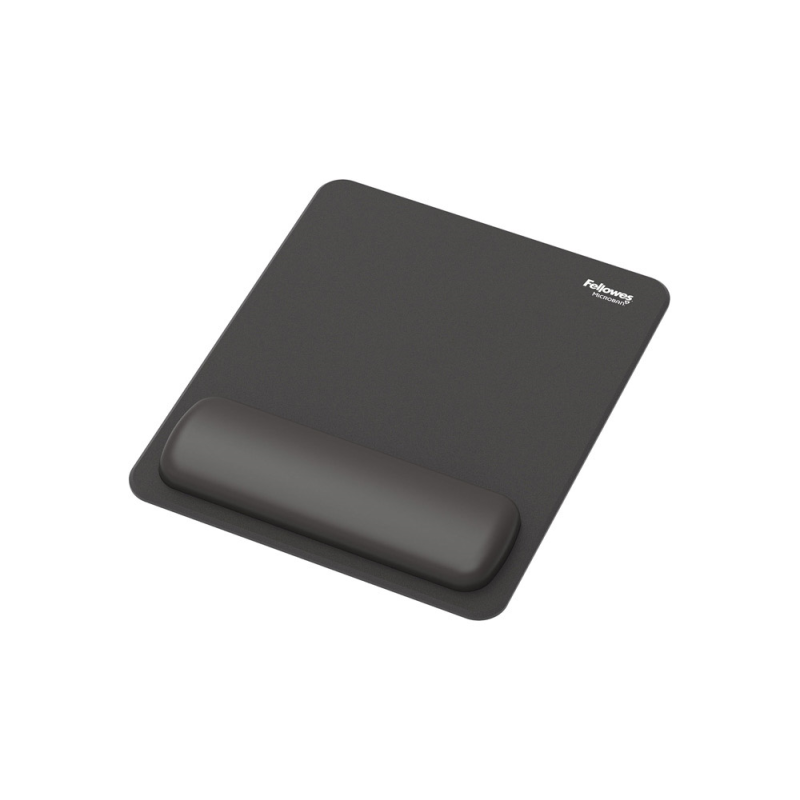 Alfombrilla para raton fellowes con reposamuñecas breyta negro 250x210x25 mm