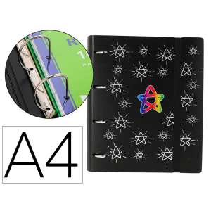 Carpeta 4 anillas 40 mm...