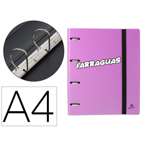 Carpeta 4 anillas 40 mm...