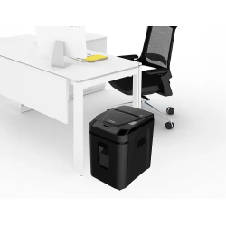 Destructora de documentos q-connect capacidad corte 180 h auto / 10 h manual destruye grapas clips y tarjetas
