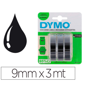 Cinta dymo 3d 9mm x 3mt...