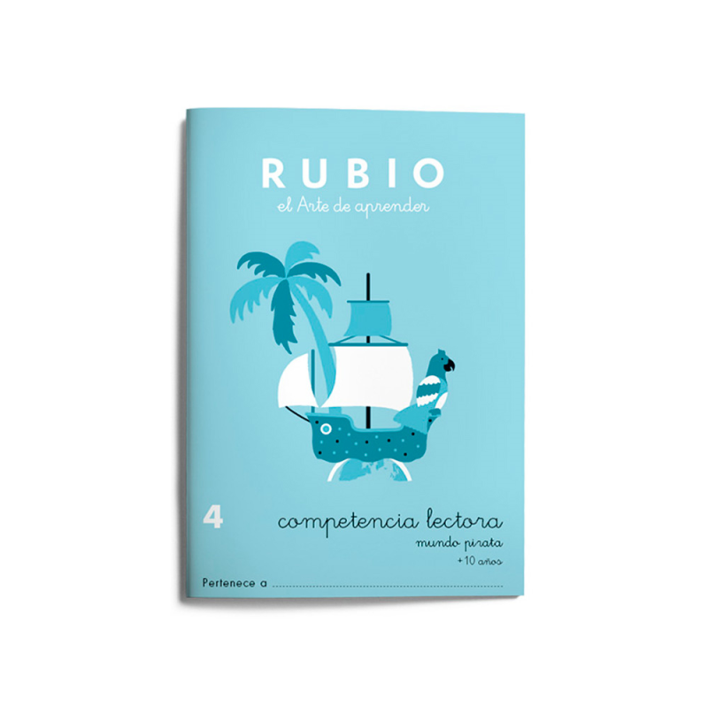 Cuaderno rubio competencia lectora 4 mundo pirata