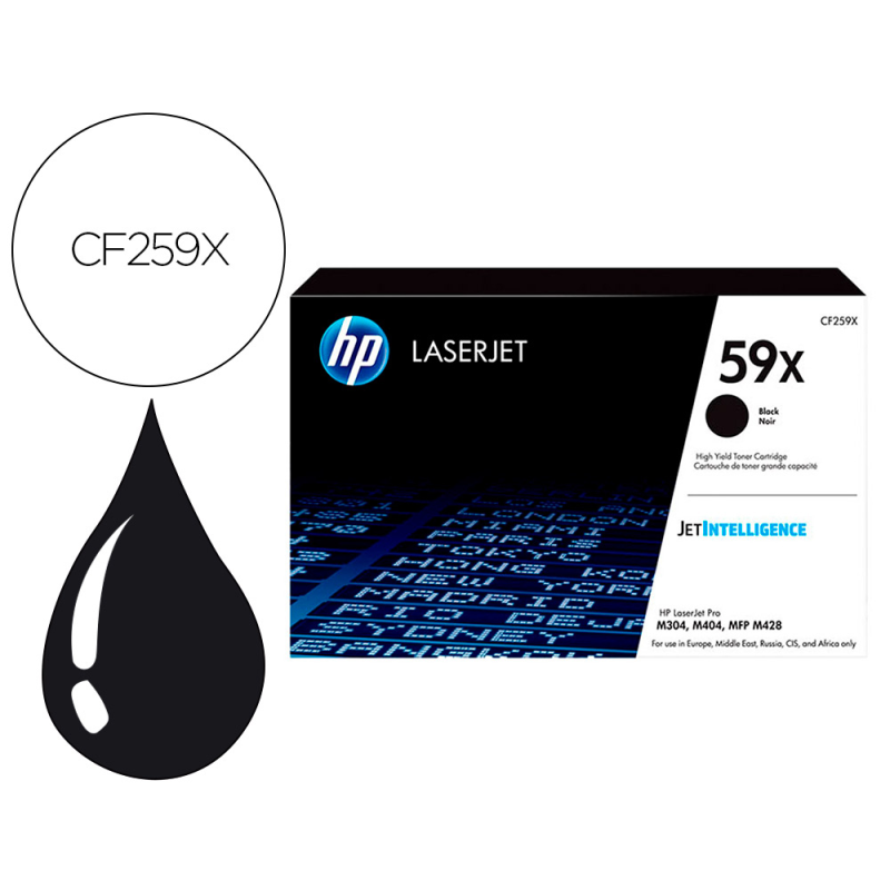 Toner hp cf259x m404/408 negro 10000 paginas