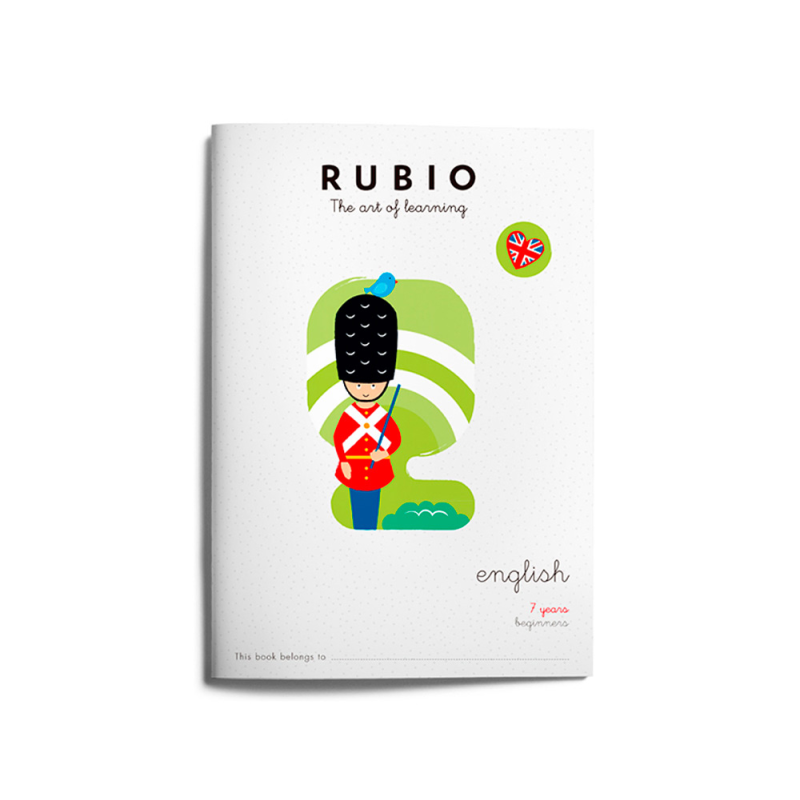 Cuaderno rubio english 7 years beginners