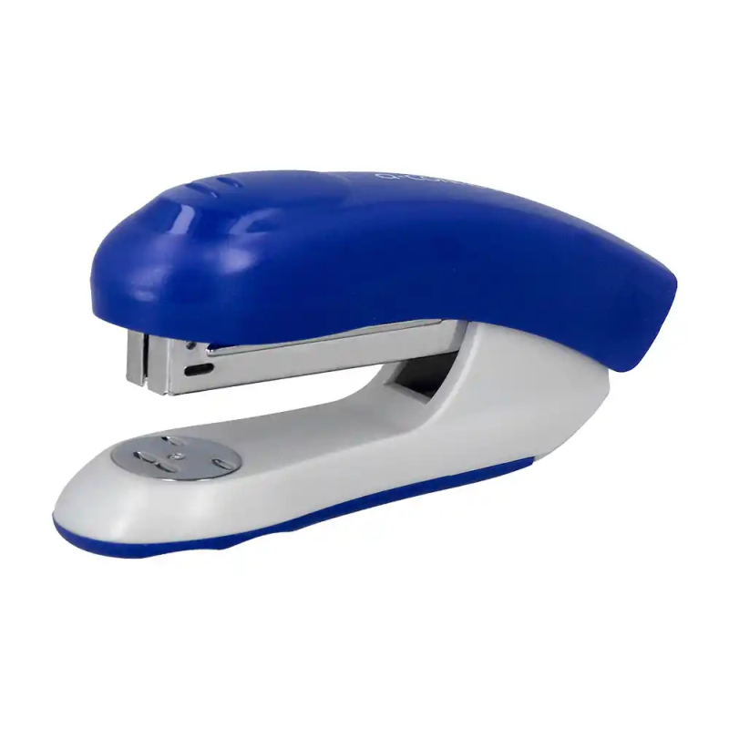 Grapadora q-connect kf14205 plastico abs azul capacidad 20 hojas