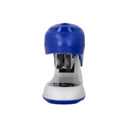 Grapadora q-connect kf14205 plastico abs azul capacidad 20 hojas
