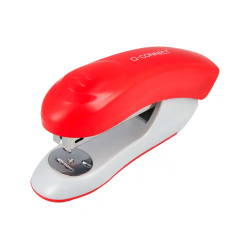 Grapadora q-connect kf14206 plastico abs roja capacidad 20 hojas