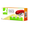 Grapadora q-connect kf14206 plastico abs roja capacidad 20 hojas