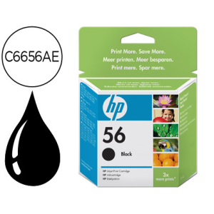 Ink-jet hp n.56 negro dj 450 5550 5152 5500 5600 5650 5800 5850 9650 9670 9680 ps serie 7000 7260 psc1110 1310 1315
