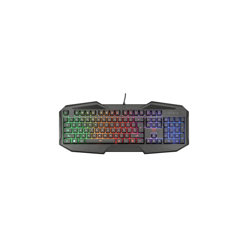 Teclado trust gxt 830-rw avonn gaming iluminacion rainbow usb 2.0 cable 1,4 m