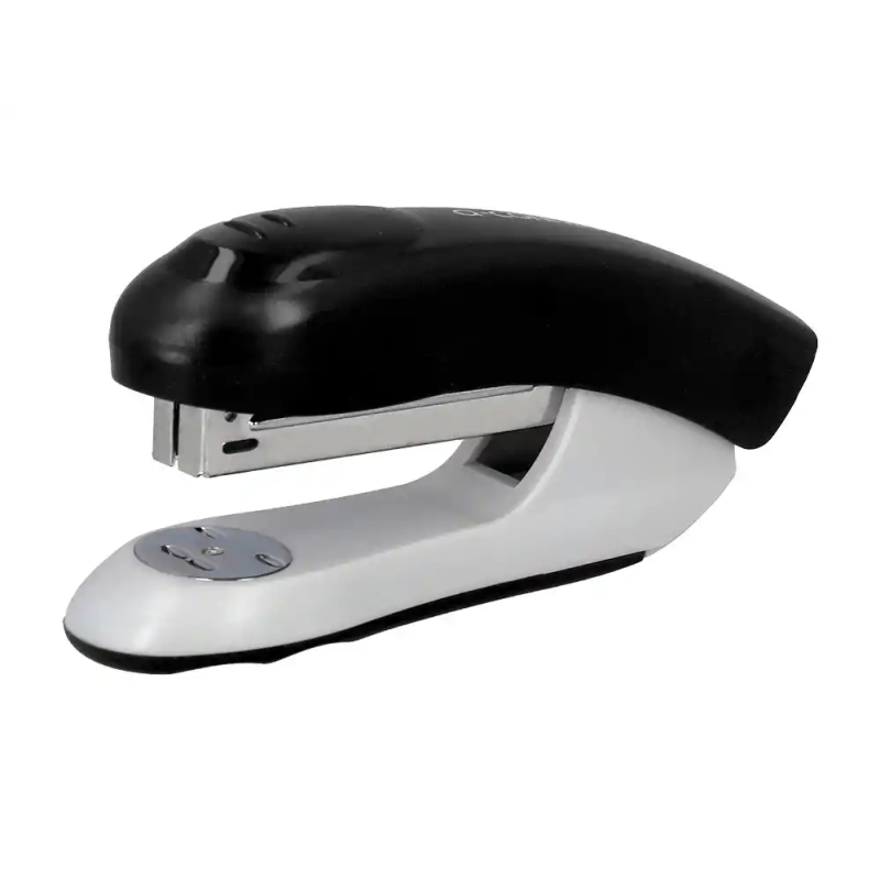 Grapadora q-connect kf14207 plastico abs negra capacidad 20 hojas medidas 177x43x67mm