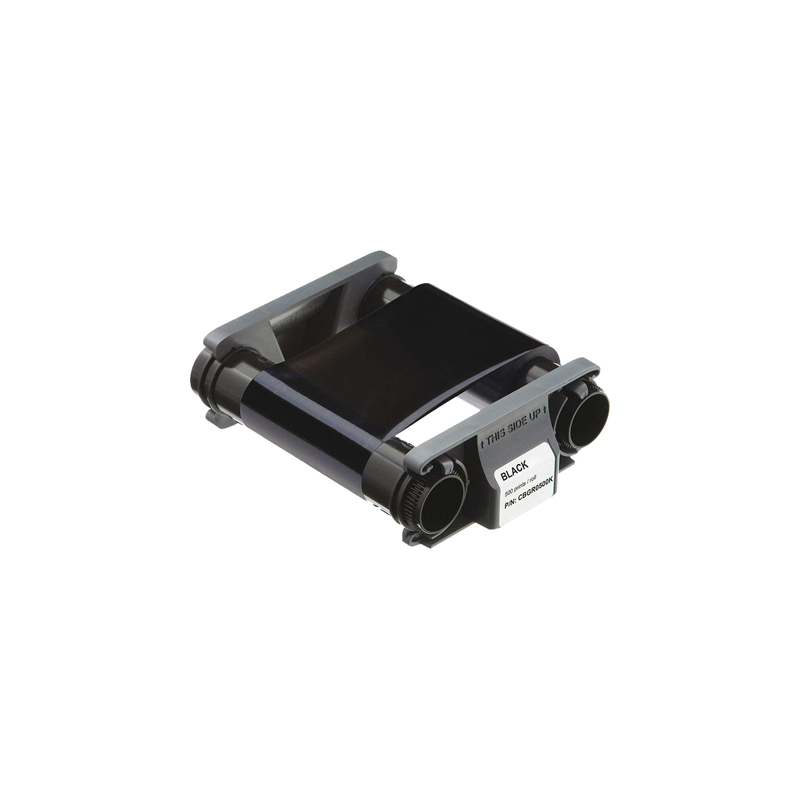 Cinta para impresora de tarjeta badgy negra para 500 impresiones