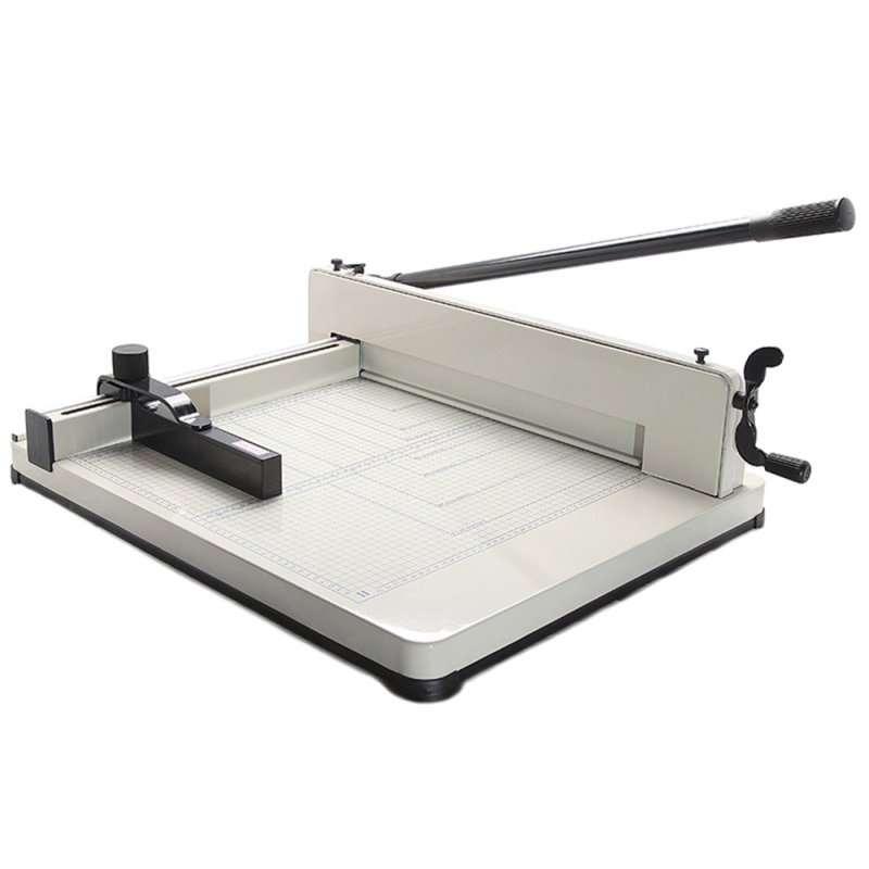 Guillotina q-connect kf14297 manual profesional largo del corte 430 mm capacidad 400 hojas