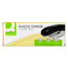 Grapadora q-connect kf14207 plastico abs negra capacidad 20 hojas medidas 177x43x67mm