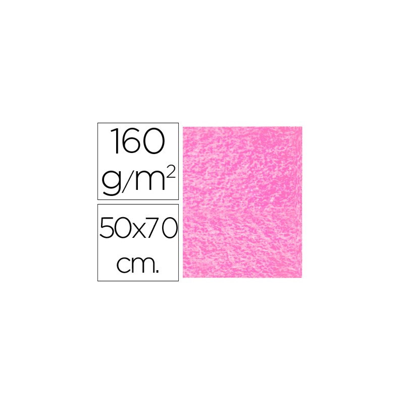 Fieltro liderpapel 50x70cm rosa 160g/m2
