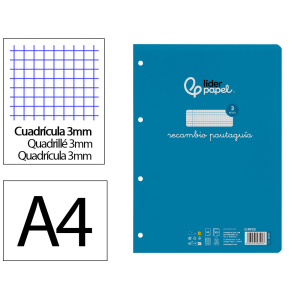 Recambio liderpapel a4...