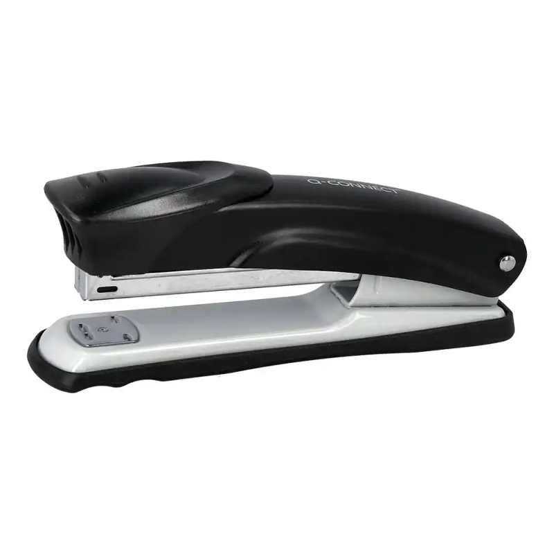 Grapadora q-connect kf14211 metalica negra capacidad 20 hojas