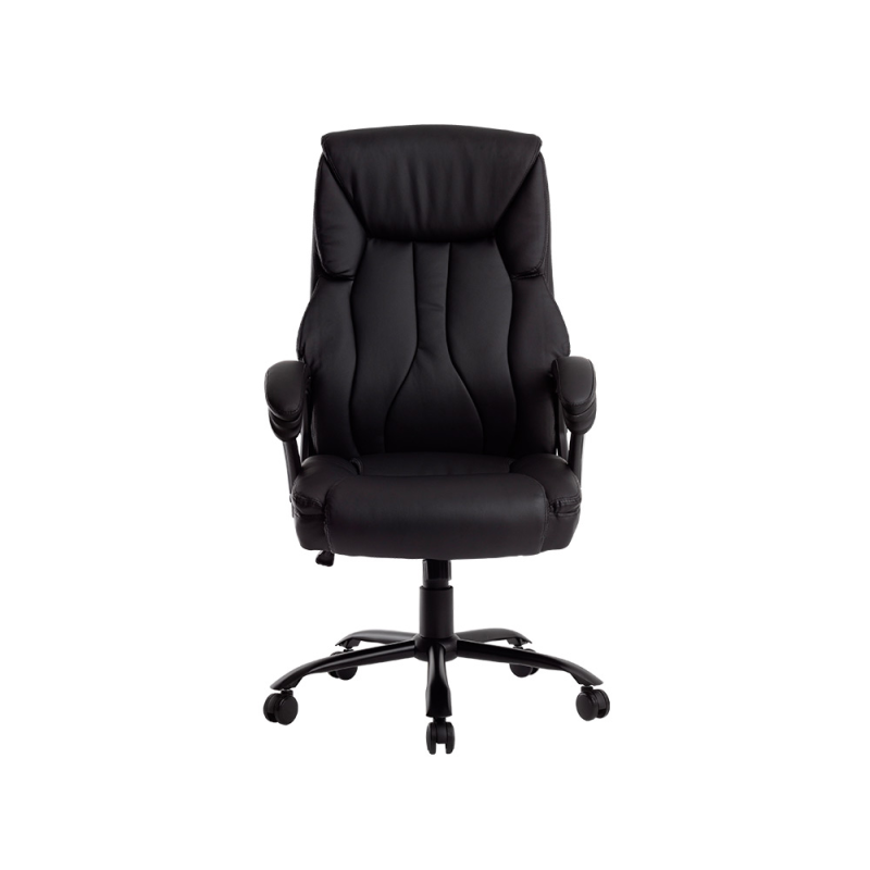 Silla q-connect direccion bolz ano simil piel base metalica alt max 1260 anc 650 prof 730 mm ruedas premium color negro