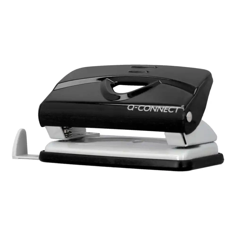 Taladrador q-connect kf14214 negro abertura 1 mm capacidad 10 hojas